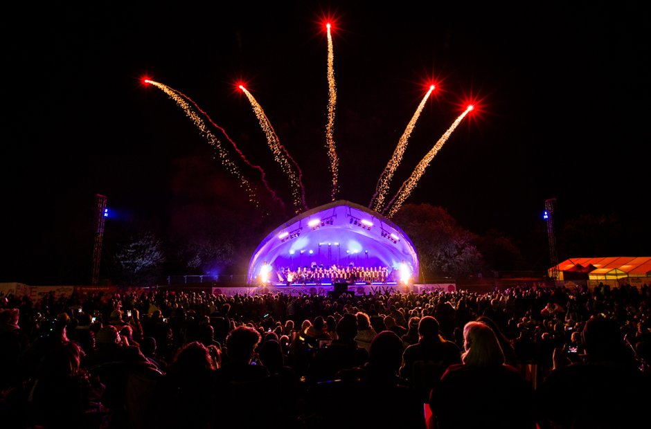 Fireworks finale The Darley Park Concert, Derby pictures from the