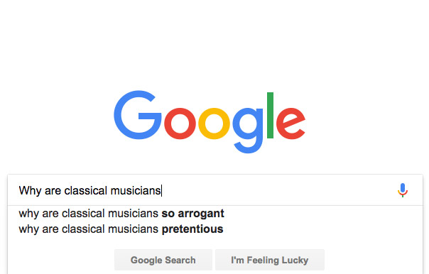 Why are classical musicians arrogant