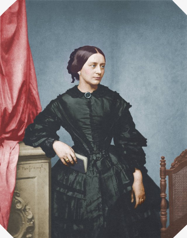 Clara Schumann in colour