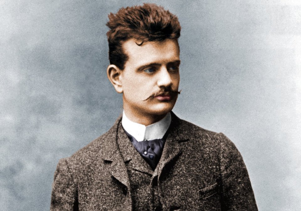 Jean Sibelius in colour