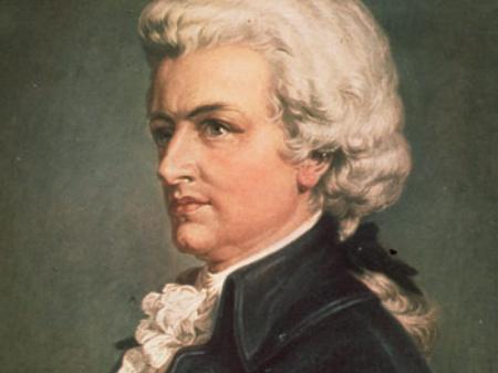 Wolfgang Amadeus Mozart most famous portrait
