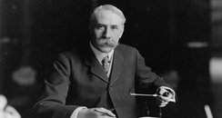 Edward Elgar's bushy moustache!