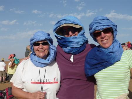Trek Sahara - Beverley, Susie and Sue