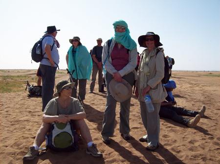 Trek Sahara - Christel, Anne and Pat