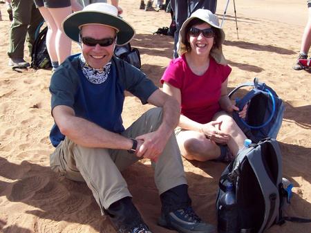 Trek Sahara - John and Mari