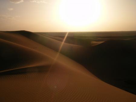 Trek Sahara - sunset