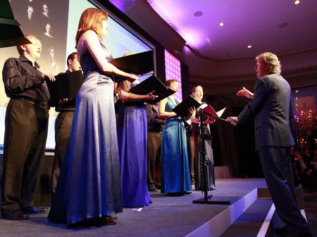 The Sixteen perform at the Gramophone Awards