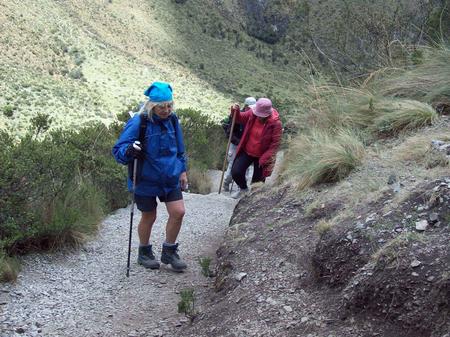 Parts of the trail were steep, arduous and tough!