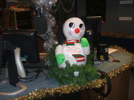 Studio snowman