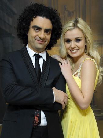 Katherine Jenkins with fellow judge at Pop Star to Opera Star