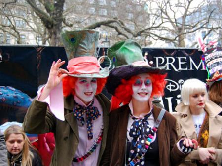 Alice in Wonderland premiere
