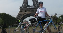 End of London to Paris Cycle