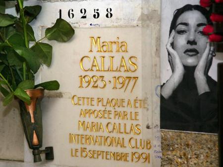 Maria Callas grave Pere Lachaise