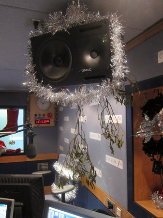 The Classic FM Studio At Christmas 