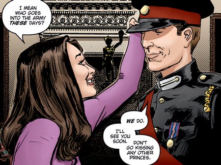 Kate and William comic book