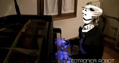 Piano playing robot