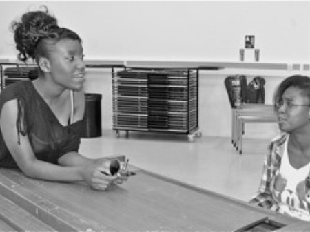 The Schools Prom - Taneisha Jackson and Stephanie