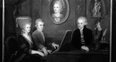 Image 2: Mozart's Family Portrait: Leopold Mozart, his wife, Maria Anna, and Wolfgang Amadeus Mozart playing the piano