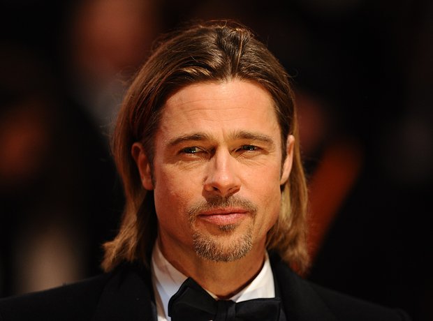 Brad Pitt arrives at the BAFTAs 2012 Awards