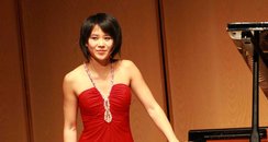 Yuja Wang performing