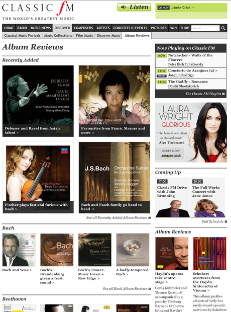 Introducing the new Classic FM website