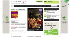 Classic FM Homepage