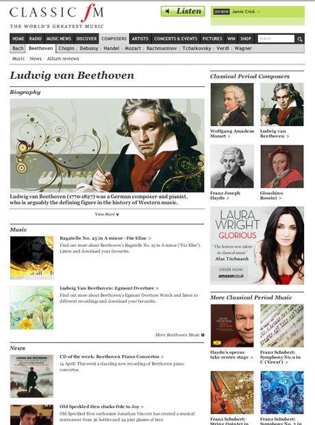Introducing the new Classic FM website