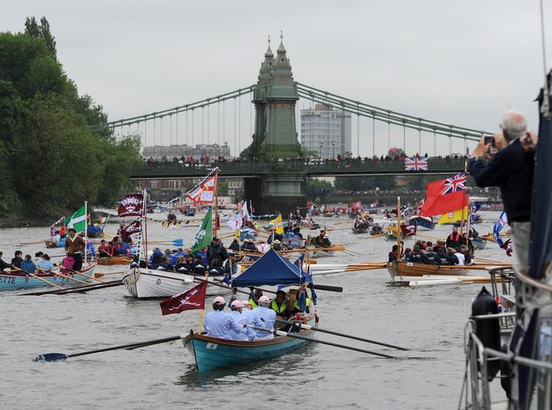 Sunday: Thames River Pageant