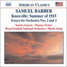 Barber Knoxville and essays for orchestra trotter 