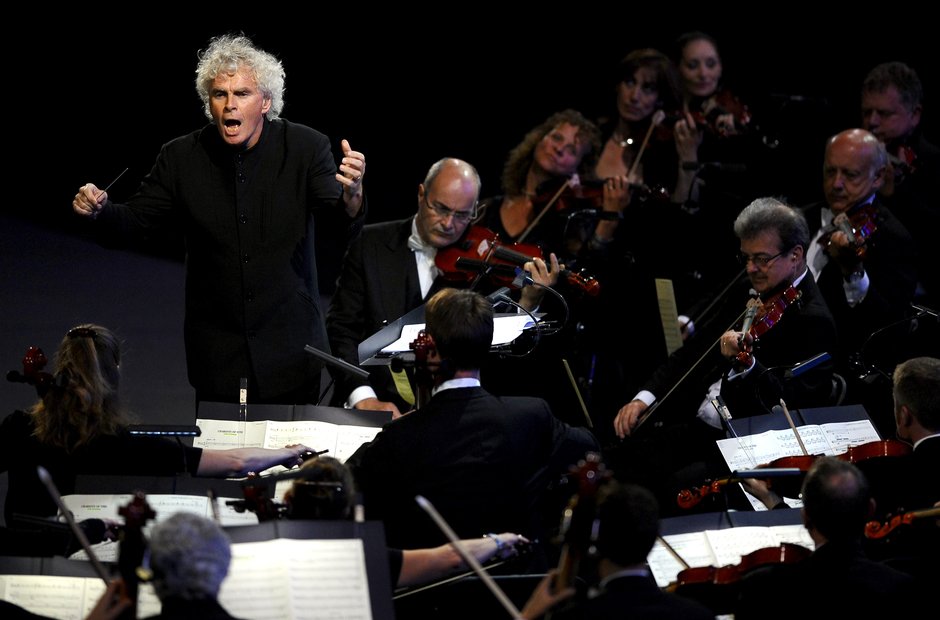 Simon Rattle Chariots of Fire Opening Ceremony