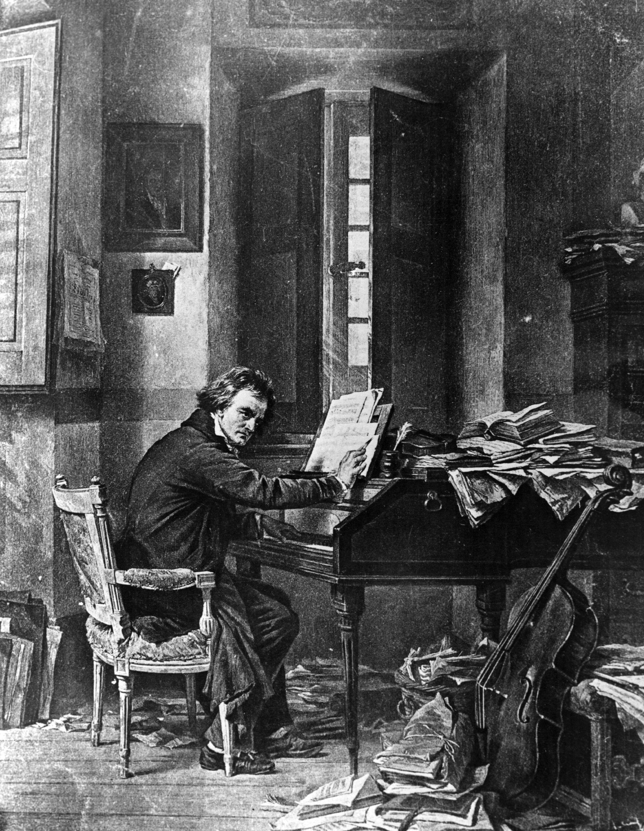 Ludwig Van Beethoven Composing