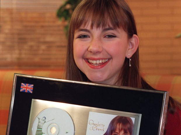 young Charlotte Church platinum disc voice of an angel