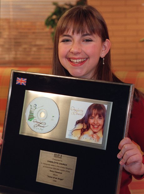 Charlotte Church platinum disc