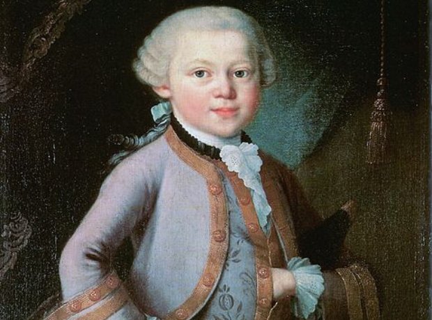 Mozart as a child