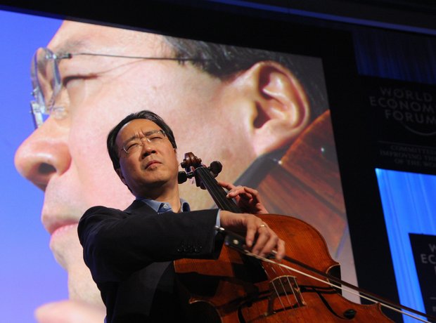 Yo-Yo Ma playing cello