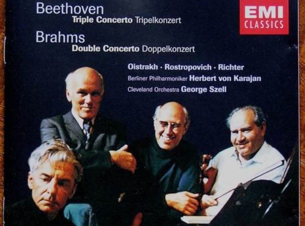 Beethoven/Brahms - Triple/Double Concertos album cover