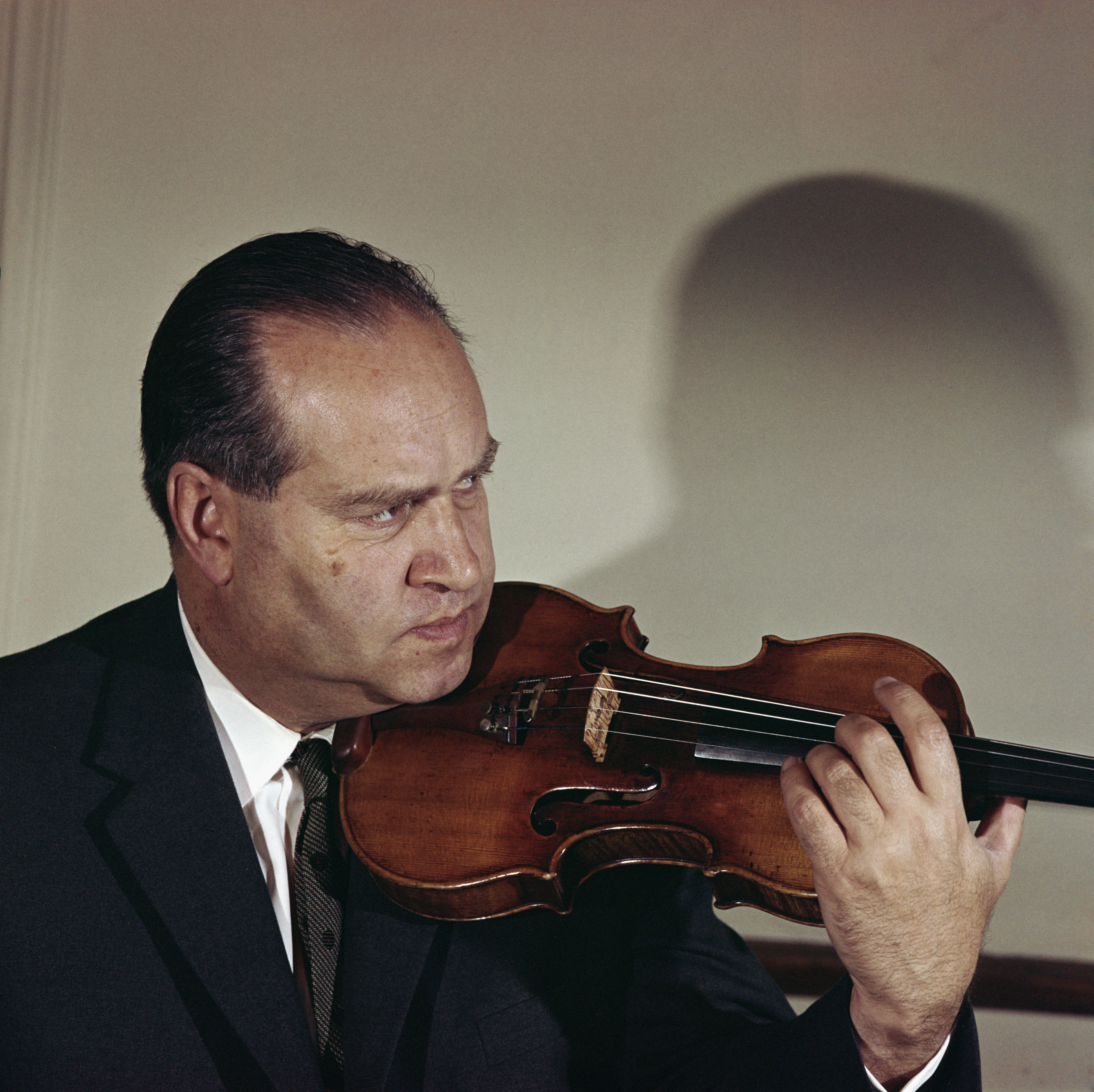 David Fyodorovich Oistrakh playing violin