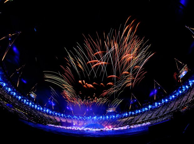 The 2012 Paralympics Opening Ceremony, fireworks