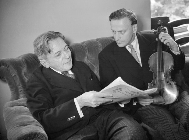 Georges Enescu and Yehui Menuhin