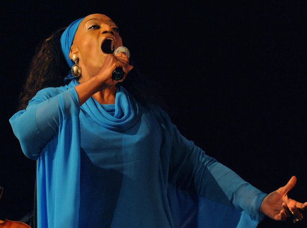 Jessye Norman performing opera