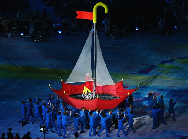 Paralympic opening ceremony boat