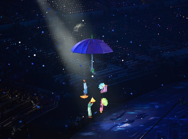 Paralympic opening ceremony umbrella