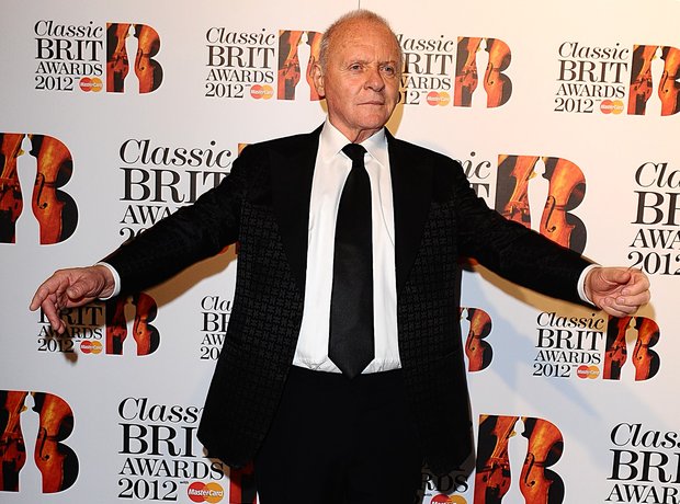 Sir Anthony Hopkins attends the Classic BRIT Award