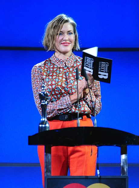 Cerys Matthews on stage at the Classic BRIT Awards