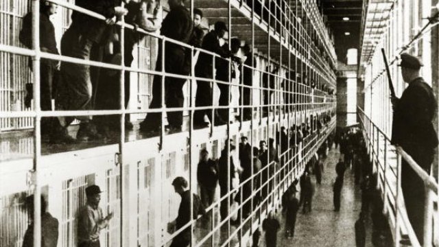 San Quentin Prison interior