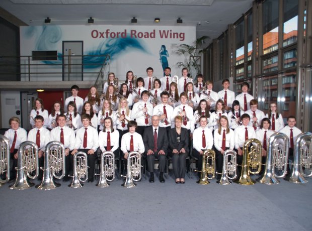 Carnoustie and district brass band group shot