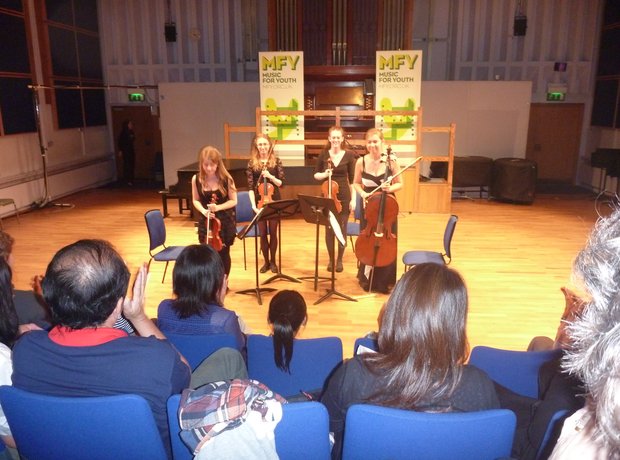 Hampshire String Quartet performance