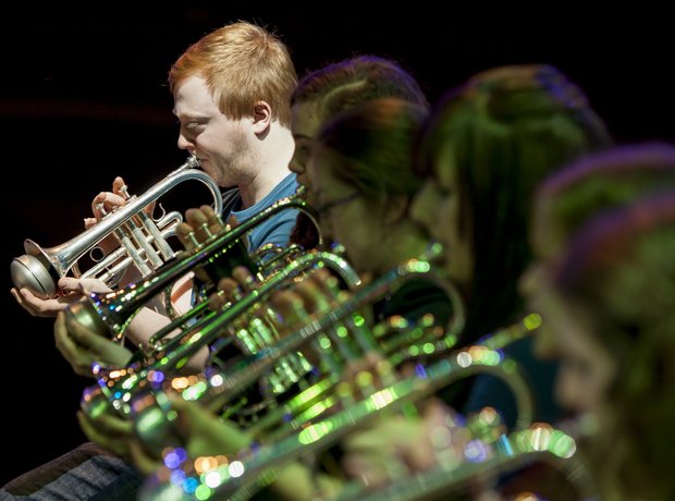 carnoustie brass band rehearsal 10