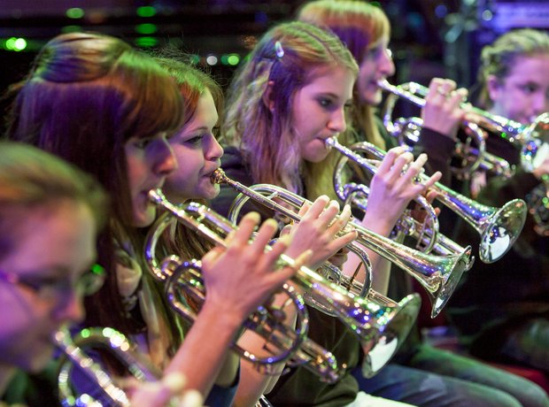 carnoustie brass band rehearsal 9