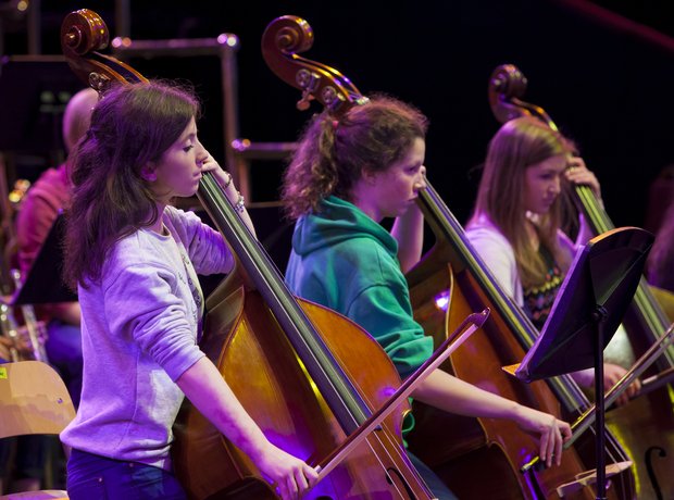 City of Belfast Youth Orchestra get ready for thei